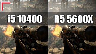 Intel Core i5-10400 vs AMD Ryzen 5 5600X — Test in 10 Games! [1080p, 1440p, 4K]