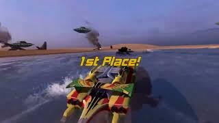 Hydro Thunder Area 51 Multiplayer First Place Thresher X Win