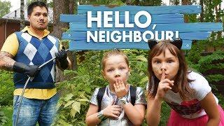 Hello Neighbor in real life! The Daddy has a secret! Funny video for children