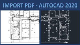 How to import a PDF file into AutoCAD 2020