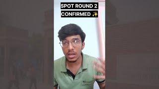 ALERT| Spot Round 2 | Confirmed | #spotround #delhiuniversity #csas #duadmission2023