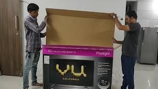 Unboxing & Review VU Pixelight 55 inch 4K Ultra HD Smart LED TV with Cricket Mode - Tube Review