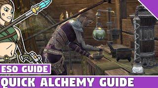 ESO Alchemy Guide - Quick Alchemy Guide for Elder Scrolls Online 2020