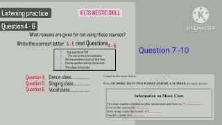 IELTS listening practice module for real exam