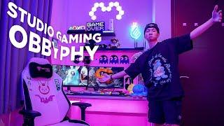 ROOM TOUR OBBYPHY 2021 - STUDIO GAMING PALING CUTE !!