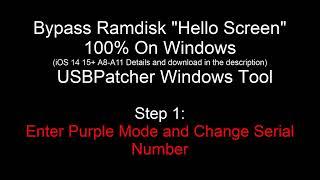 Tutorial: Bypass ramdisk "hello screen" on windows 100%