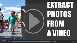 How to extract photos from a video