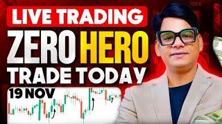 19 Nov Fin nifty zero hero  live trading, bank nifty trading #optionstrading #trading #livetrading