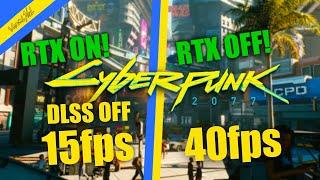 RTX On vs Off Performance Test 1440p | CyberPunk 2077 | 2070 Super