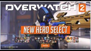 NEW HERO SELECT ANIMATIONS for EVERY HERO | OW2 vs OW1
