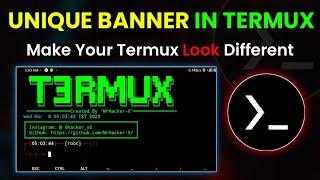 Transform Your Termux With A Unique Banner | By Technolex