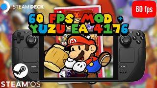 Steam Deck Switch Emulation 60 FPS Mod Paper Mario: The Thousand Year Door #steamdeck #papermario