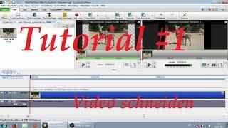 Wie schneide ich ein Video mit Videopad Video Editor? | Die Basics | Tutorial #1