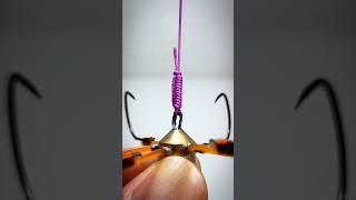 Fishing knot skills| Tips for cluster hooks #fishing #shorts