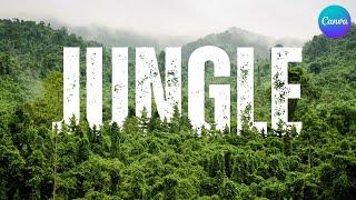 Jungle Text Effect Editing in Canva | Create Stunning Nature-Inspired Typography
