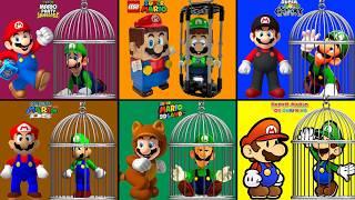 Evolution of Mario Rescues Luigi in Super Mario Bros Games and LEGO