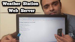 Weather Station Web Server | Temperature and Humidity Measurement in Web