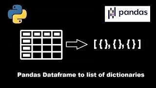 Convert Pandas DataFrame into a list of dictionaries in python