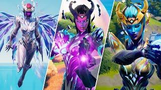 Fortnite "THE CUBE QUEEN" SKIN GAMEPLAY ! (Season 8 Secret Skin)