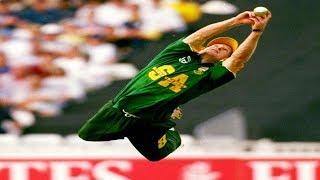 JONTY RHODES ●TOP 5 ● IMPOSSIBLE CATCHES (Best Fielding Skills In Cricket [EVER]) (HD)