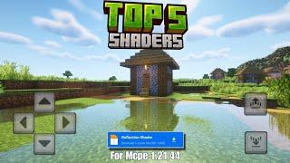 (Top 5) Best Ultra Realistic Shaders For Minecraft PE 1.21.44 | No Lag (Android, iOS, Win 10)