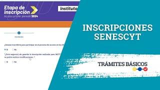 Inscripciones Senescyt 2024 | Institutos Superiores y Conservatorios Públicos