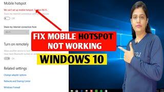 How to Fix Mobile Hotspot Not Working Windows 10 - Hotspot Windows 10 Not Working Full Solution