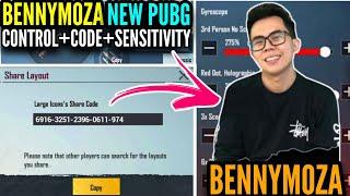 [NEW] Bennymoza New Layout Control Code And Sensitivity 2021|| PUBG MOBILE || Blazed Gaming