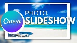 photo slideshow video in canva