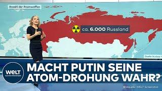 PUTINS ATOMDROHUNGEN: "Neue Drohgebärde" – So viele Atomwaffen besitzt Russland wirklich