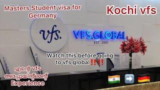 എന്റെ Visa അപ്പോയിന്റ്മെന്റ് Experience|vfs kochi|German Student visa 