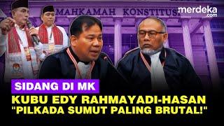 Keras Kubu Edy Rahmayadi Sebut Pilkada Sumut Penuh Kecurangan di Sidang MK: Paling Brutal!