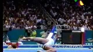 Dominique Dawes FX Libre por Equipos Juegos  Olímpicos Atlanta 96 Gimnasia Artistica