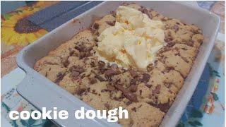 HOT COOKIE DOUGH Recipe | Kaspa's Desserts inspired | WARM AND GOOEY COOKIE DOUGH with ICE CREAM |