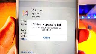 SOLVED: “ Software Update Failed An Error Occurred Downloading iOS 14.8.1 “