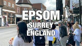 Epsom Town Centre Street View, UK, England , 4K HDR