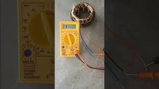 table fan winding check multimeter/how to check table fan winding check multimeter/shorts