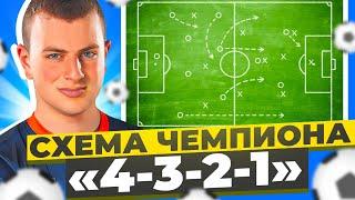 Топ схема 4-3-2-1 от ЧЕМПИОНА МИРА по FC 24. Схема для результата в FC 24.