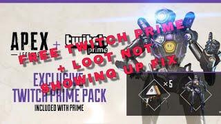 APEX LEGENDS LOOT FIX/FREE TWITCH PRIME! (XBOX/PS4/PC)