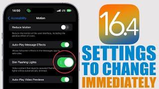 iOS 16.4 - 16 Settings You Need to Change NOW !