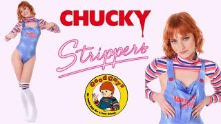 hot strippers chucky, hot girl chucky stripper, hot girl chucky cosplay