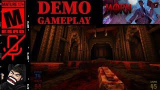 MORN by Joeseph Whitehead - Full Demo (NO Commentary) BLOCKY Fast Indie Quake-Like, 2 Levels (2024)