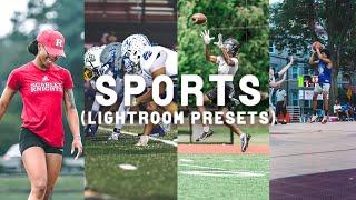 How To Edit Your SPORTS Photos Using My Preset Pack | Complete Breakdown |