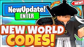 7 SECRET OP *NEW WORLD* UPDATE CODES In Roblox Anime Punching Simulator!