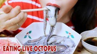 ASMR Raw octopus(Korean Exotic Food), eating sounds | LINH-ASMR