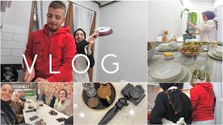 VLOG|EŞİMLE SAHUR HAZIRLIĞI‍‍KAYINVALİDEMLER İFTARA GELDİÇİÇEK EKTİM🪴ANNEMLERLE GEZME