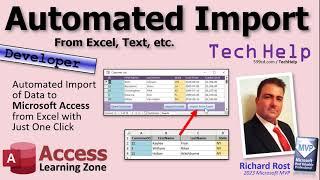 Automated Import of Data to Microsoft Access from Excel with Just One Click