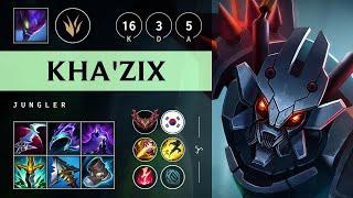 Kha'Zix Jungle vs Zyra: Legendary - KR Grandmaster Patch 14.17