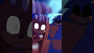 WEIRDEST SONIC.EXE ANIMATED DEATH SCENE  #shorts #sonic #exe #sonicexe #knuckles #rouge #animation