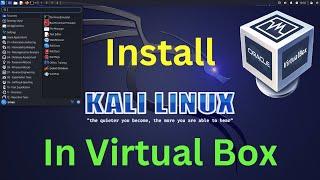 Install Kali Linux in Virtual Box | Kali Linux kaise Download or install kre Virtual Box me in Hindi